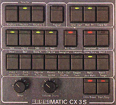 WERSI  CX3S Rhythm Unit